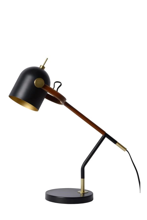 Lucide WAYLON - Lampe de bureau - 1xE27 - Noir - UIT